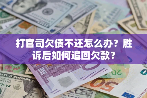 武汉打官司欠债不还怎么办？胜诉后如何追回欠款？