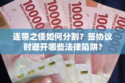 武汉连带之债如何分割？签协议时避开哪些法律陷阱？