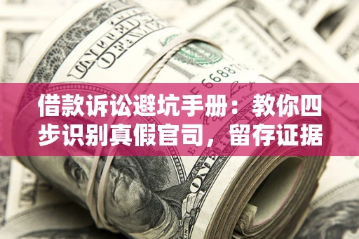 武汉借款诉讼避坑手册：教你四步识别真假官司，留存证据不踩雷