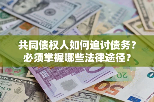 武汉共同债权人如何追讨债务？必须掌握哪些法律途径？