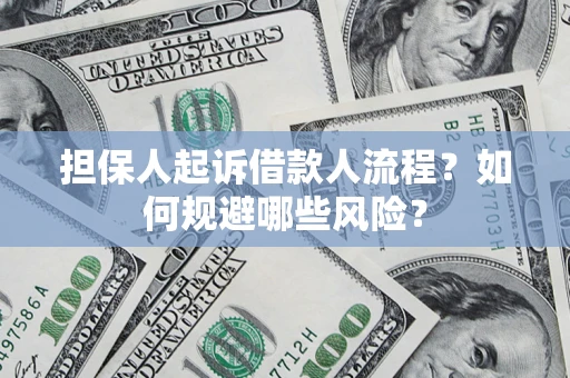 武汉担保人起诉借款人流程？如何规避哪些风险？