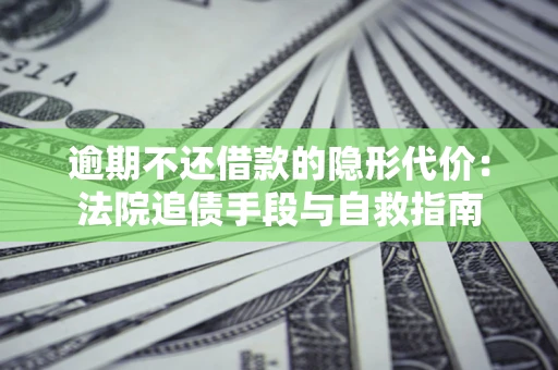 武汉逾期不还借款的隐形代价：法院追债手段与自救指南