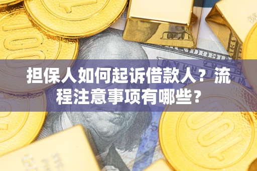 武汉担保人如何起诉借款人？流程注意事项有哪些？