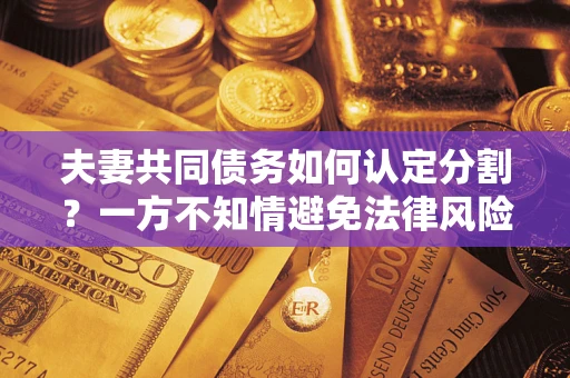 武汉夫妻共同债务如何认定分割？一方不知情避免法律风险必看！